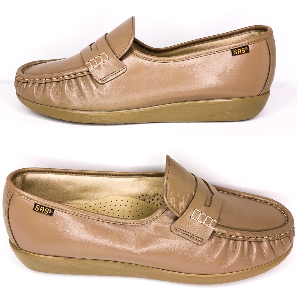 SAS Classic Slip On Loafer Mocha Beige Size 11.5